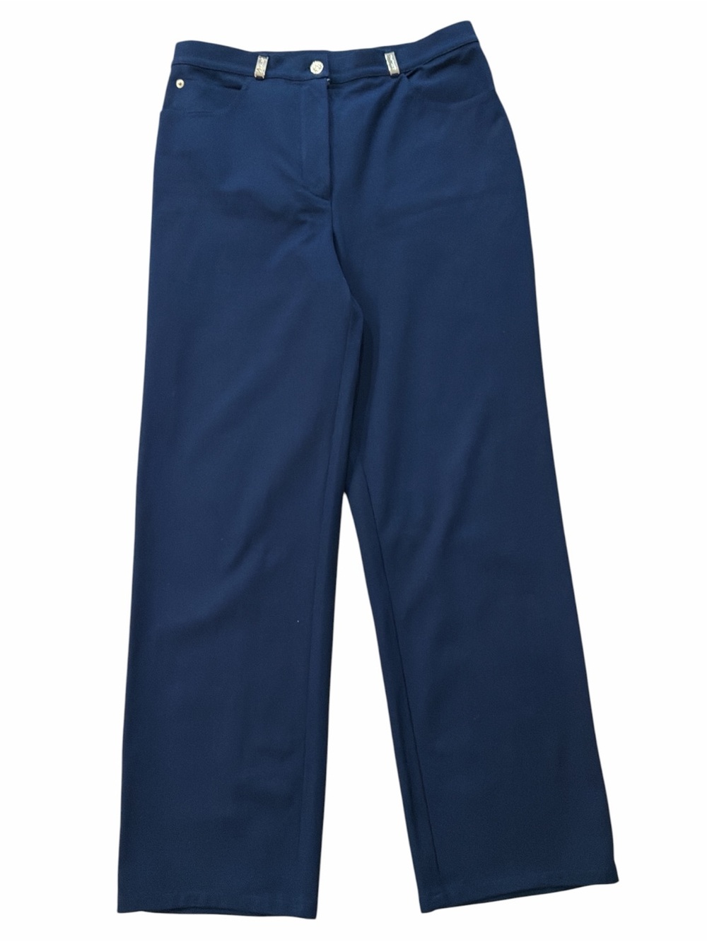 St. John Sport Navy Straight Leg Pants